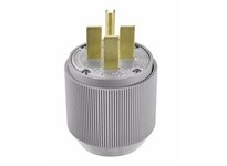 Cooper Eaton 8432N Plug 30A 250V 3PH 3P4W Str Gray | Industrial Supplies