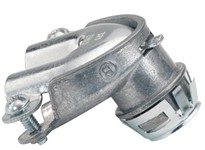 Bridgeport 84690SP 3/8" DUPLEX 90 degree connector