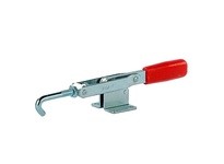 850-300-TF JW WincoSteel zinc plated 8.86 inch long 1.93 inch high Latch Toggle Clamp with 4.09 inch stroke and a plastic hand g
