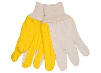 MCR 8516 Golden Chore Quilted Palm Regular Weight Canvas Back White Knit Wrist