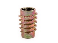 E-Z LOK 851618-20 Threaded Insert for Soft Wood - Flush - 5/16-18 x 20mm Pack of 50