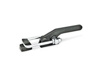 852-1700-T2S JW WincoSteel blackened 8.58 inch long 2.17 inch high Latch Toggle Clamp with 2.13 inch stroke M10 thread size and 