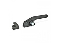 852-4000-TS JW WincoSteel blackened 10.43 inch long 2.68 inch high Latch Toggle Clamp with M12 thread size and is supplied witho
