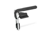 852.1-1400-T3 JW WincoSteel blackened 6.73 inch long 2.52 inch high Latch Toggle Clamp with 1.97 inch stroke M10 thread size and