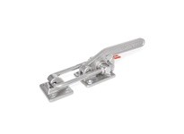 JWWINCO 852.3-4000-T6-NI LATCH TOGGLE CLAMPStainless steel matte finished 10.67 inch long 2.68 inch high Latch Toggle Clamp with