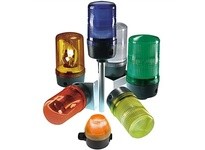 Allen Bradley 855BL-S10DH3 Round 160 mm Beacon Surface Mount Standard 120V AC Full Voltage Steady Halogen Green