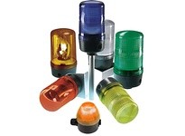 Allen Bradley 855BL-S10DH7 Round 160 mm Beacon Surface Mount Standard 120V AC Full Voltage Steady Halogen Clear