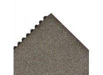 NoTrax 856S0033BL Rubber Grit 856 Niru Cushion-Ease Solid GSII 3X3 Black