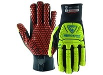 87030/S R2 Rig Cat 5 Rigger Glove Cut Resist Red Silicone TPR Slip On