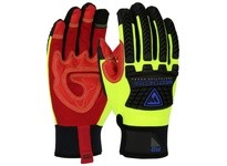 87810/XL R2 Safety Rigger Synthetic Double Leather Palm Red Silicone Palm TPR