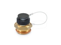 JWWINCO 880-G3/4-MS-K GN880-G3/4-MS-K Oil Drain Valve Brass with Protective Cap And Chain