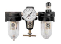 Coilhose 8883AAGHM 3/8" FRL Trio w/ Metal Bowl 0-200 PSI