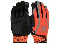 89308OR/L Extreme Work VizX Safety Orange Performance Glove