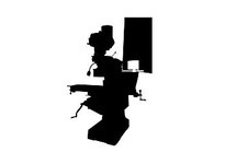 JET 894160 ETM-949 Mill with 3-Axis Newall DP700 (Quill) DRO and X-Axis JET Powerfeed and USA Powered Draw Bar