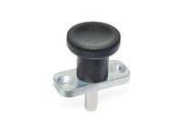JWWINCO 8W18L89 GN608.5-8-18 Indexing Plunger with Plastic Knob, Plate Mount Non Locking Type, Length:54mm