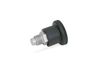 JWWINCO 8XRH5 GN822-5-C-NI Indexing Plunger with Plastic Knob, Lock-Out, Stainless Steel, Thread:M8 Length:26.5mm