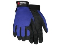 MCR 900XXL Memphis Parity by Clarino Synthetic Leather Blue Spandex Back Adjustable Wrist Closure