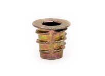 E-Z LOK 901024-10 Threaded Insert for Soft Wood - Flanged - 10-24 x 10mm Pack of 50