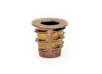 E-Z LOK 901032-10 Threaded Insert for Soft Wood - Flanged | Pack of 50