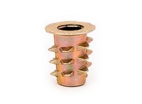 E-Z LOK 901032-13 Threaded Insert for Soft Wood - Flanged | Pack of 50