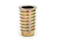 E-Z LOK 901050-25 Threaded Insert for Soft Wood - Flanged | Pack of 25