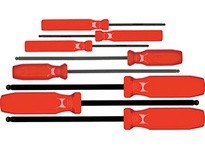 90108 8 Pc. Inch/.050" - 5/32" Ball-Hex Screwdriver Set SD Series