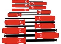 90113 13 Pc. Inch/.050" - 3/8" Ball-Hex Screwdriver Set SD Series