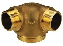 Dixon 90IRC4025F Two-Way Male Outlet Roof Connection 90° Bottom Outlet