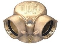 Dixon 90SCS4025F Single Clapper Siamese Connection Bottom Outlet