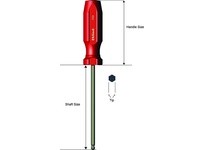 91108 Ball-Hex Screwdriver 1/8" x 5.4"