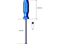 91610 Ball-Hex Screwdriver 5.0MM x 5.8"