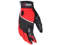MCR 924L Memphis Multitask Black Synthetic Palm with Padding PVC Grip on Palm & Fingertips Adjustable Wrist Closure Two