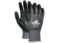 MCR 92723PUXS Memphis Cut Pro 13 Ga Green HPPE/Synthetic Shell Gray PU Palm/Fingers S-XL CE 4343 CPPT Level 2 (540 grams