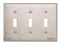 CPR-WDK 93073CU Wallplate 3G Toggle Std CuVerro