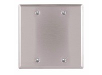 Cooper Eaton 93152-BOX Wallplate 2G Blank Box Mount Std SS | Buy Now
