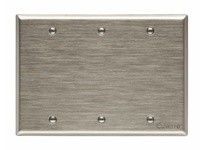 CPR-WDK 93153CU Wallplate 3G Blank Box Std CuVerro