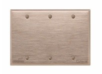 CPR-WDK 93153CUR Wallplate 3G Blank Box Std CuVerro Rose | YarinInd