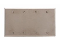 Cooper Eaton 93154-BOX Wallplate 4G Blank Box Mount Std SS