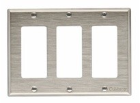 CPR-WDK 93403CU Wallplate 3G Dec Std CuVerro