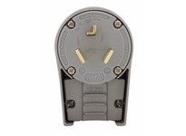 Cooper Eaton 9352AN Plug Angle 30A 125/250V 3P3W Str Gray | Industrial Supplies