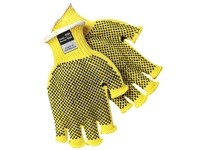 MCR 9369L 7 Gauge Regular Weight Fingerless PVC Dots 2-Sides