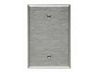 Cooper Eaton 93851-BOX Wallplate 1G Blank Box Mount Oversize SS