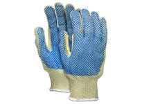 MCR 93859XL Memphis Hero 7 Gauge Regular Weight Kevlar/Stainless/Nylon Shell PVC Dots 2 Sides Cut A7