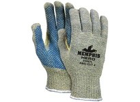 MCR 93867M Memphis Hero 7 Gauge Regular Weight Kevlar/Stainless/Nylon PVC Dots 1 Side