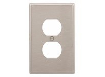 Cooper Eaton 93901-BOX Wallplate 1G Duplex Receptacle Mid SS | Buy Online