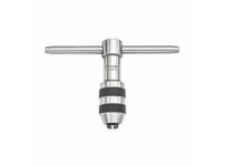 Starrett 93C T-Handle Tap Wrench, 1/4-1/2" (6.4-12.7mm) Capacity Tap Size, 3-1/2" (90mm) Body Length, 3/16-5/16" (4.7-8mm) Squar