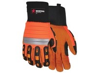MCR 944M Memphis Multitask Hi Vis Orange/Silver Pad Back | YarinInd