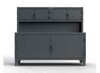StrongHold 95-UC-301 Workbench Storage with 2 Compartments 108x30x34 1 Shelves