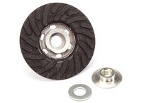 United Abrasives SAIT 95022 Spiracool Backing Pads for Resin Fiber Discs (Diameter 9" Arbor 5/8-11" Type Hard Max RPM 6500)