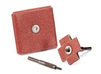 United Abrasives SAIT 95096 Cross Pad & Square Pad Mandrel | 1/4" Shank